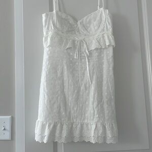 Brand New White edikted dress
